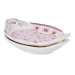White Premium Ceramic Serving Tray Oval Shape Pack Of 2 - Image 3