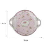 White Premium Ceramic Serving Tray Round Shape Pack Of 2 - Image 5