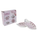 White Premium Ceramic Serving Tray Oval Shape Pack Of 2 - Image 4