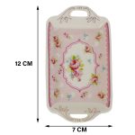 White Premium Ceramic Serving Tray Round Shape Pack Of 2 - Image 4