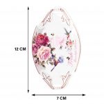 White Premium Ceramic Serving Tray Oval Shape Pack Of 2 - Image 2
