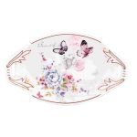 White Premium Ceramic Serving Tray Oval Shape Pack Of 2 - Image 6