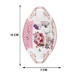 White Premium Ceramic Serving Tray Oval Shape Pack Of 2 - Image 2