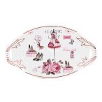 White Premium Ceramic Serving Tray Oval Shape Pack Of 2 - Image 6