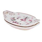 White Premium Ceramic Serving Tray Oval Shape Pack Of 2 - Image 5