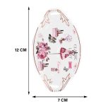 White Premium Ceramic Serving Tray Oval Shape Pack Of 2 - Image 2