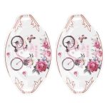 White Premium Ceramic Serving Tray Oval Shape Pack Of 2