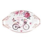 White Premium Ceramic Serving Tray Oval Shape Pack Of 2 - Image 5