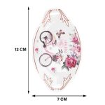 White Premium Ceramic Serving Tray Oval Shape Pack Of 2 - Image 2