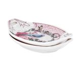White Premium Ceramic Serving Tray Oval Shape Pack Of 2 - Image 5
