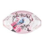 White Premium Ceramic Serving Tray Oval Shape Pack Of 2 - Image 4