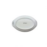 White Premium Ceramic Serving Tray Oval Shape Pack Of 2 - Image 7