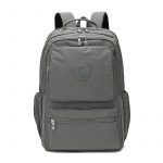 Mindesa High Quality Men And Women Large Capacity Lightweight Nylon Best Fashion Leisure Laptop Backpack School Bag 8766 DARK GREY