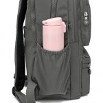 Mindesa High Quality Men And Women Large Capacity Lightweight Nylon Best Fashion Leisure Laptop Backpack School Bag 8766 DARK GREY - Image 7