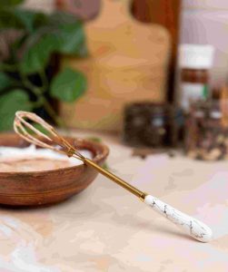 Abstract Golden ceramic stainless steel Durable Utility Whisking ( Pack Of 4) - Image 3