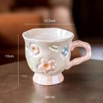 Ceramic Tulip Cup CY-543 Pink - Image 5