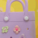 Waterproof Silicone Tote Bag Lightweight & Washable 004 ( Purple ) - Image 2