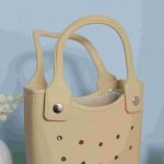Waterproof Silicone Tote Bag Lightweight & Washable 009 ( Light Brown ) - Image 2