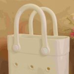Waterproof Silicone Tote Bag Lightweight & Washable 004 ( White ) - Image 2