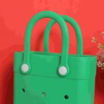 Waterproof Silicone Tote Bag Lightweight & Washable 004 ( Green ) - Image 2