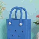 Waterproof Silicone Tote Bag Lightweight & Washable 004 ( Blue ) - Image 2