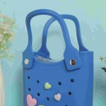 Waterproof Silicone Tote Bag Lightweight & Washable 009 ( Blue ) - Image 2