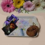 Lavender-Themed Mini Metal Tray Vintage Collection ( Pack Of 6 ) - Image 3