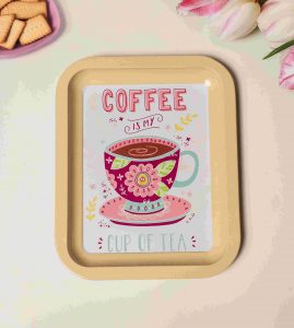 Mini Dessert-Themed Metal Serving Tray ( Pack Of 6 ) - Image 4