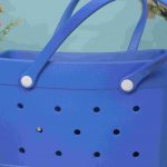 Waterproof Silicone Tote Bag Lightweight & Washable 006 ( Blue ) - Image 2