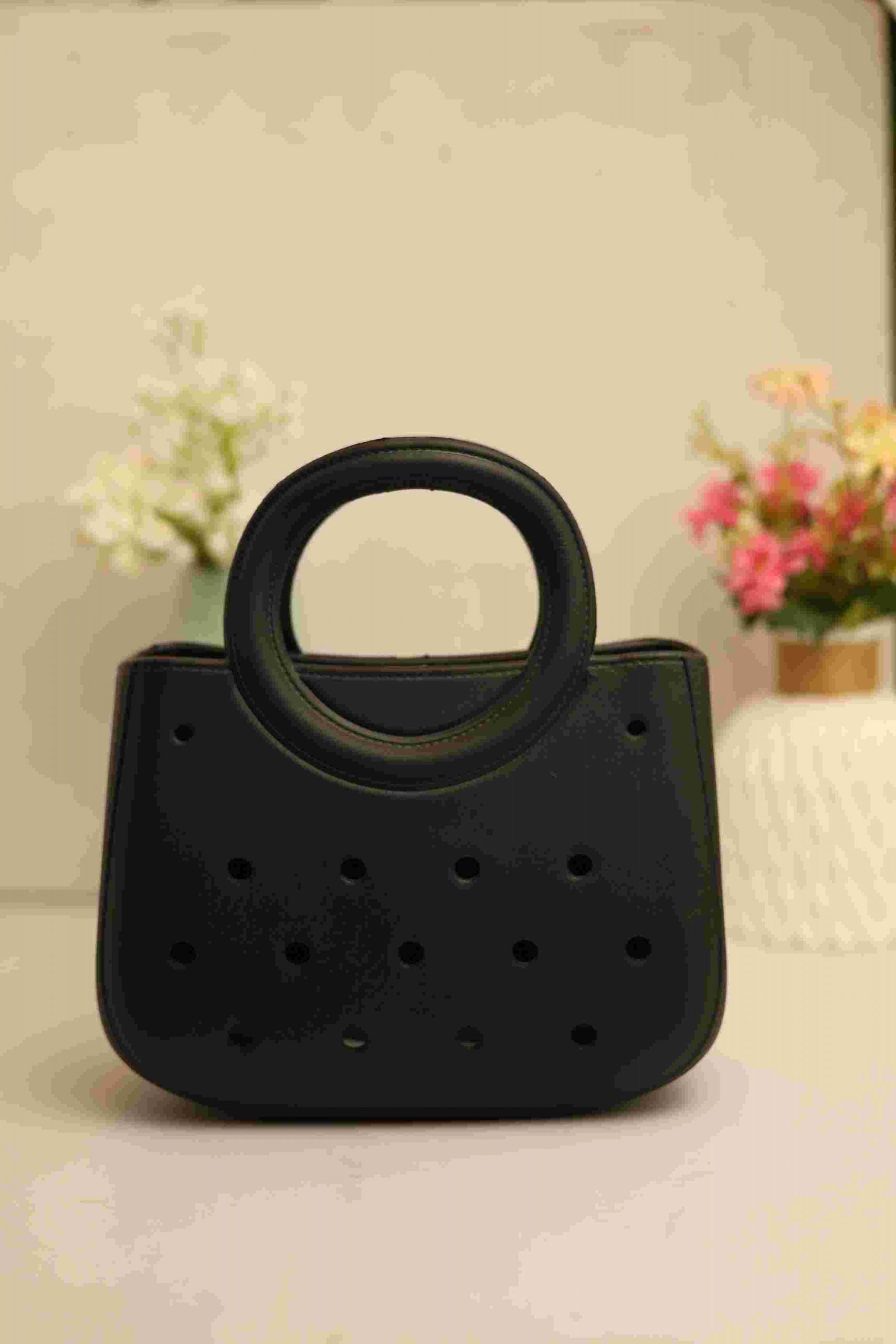 RAJ_1764 Waterproof Silicone Tote Bag Lightweight & Washable 003 ( Black ) - Image 1
