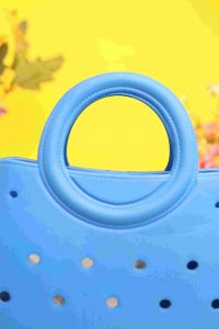 Waterproof Silicone Tote Bag Lightweight & Washable 003 ( Blue ) - Image 2