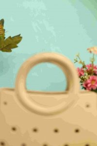 Waterproof Silicone Tote Bag Lightweight & Washable 003 ( Light Brown ) - Image 2