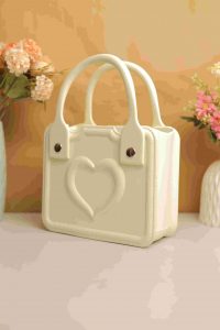 Waterproof Silicone Tote Bag Lightweight & Washable 001 ( White ) - Image 3