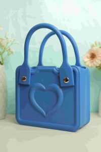 Waterproof Silicone Tote Bag Lightweight & Washable 001 ( Blue )