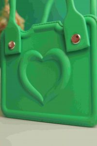 Waterproof Silicone Tote Bag Lightweight & Washable 001 ( Green ) - Image 2