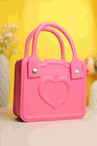 Waterproof Silicone Tote Bag Lightweight & Washable 001 ( Light Pink )