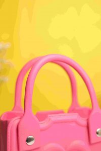 Waterproof Silicone Tote Bag Lightweight & Washable 001 ( Light Pink ) - Image 2