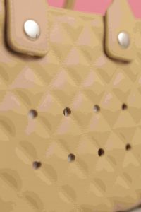 Waterproof Silicone Tote Bag Lightweight & Washable 007 ( Light Brown ) - Image 2