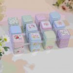Vintage Pastel Floral Storage Tin pack of 12