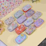 Mini Floral Can Tin Pull-Top Style ( Pack Of 6 )