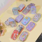 Mini Floral Can Tin Pull-Top Style ( Pack Of 6 ) - Image 2