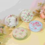 Vintage Floral Metal Tin Box Round ( Pack Of 6 ) - Image 2