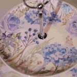 Blue Bloom Ceramic Two Tier Plate - Image 3