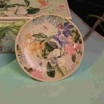 Tropical Garden Bloom Ceramic Cup saucer set of 2 - Image 4