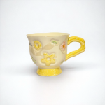 Ceramic Tulip Cup CY-543 Yellow - Image 5