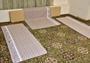 English Grey Floral design Sujni/Sofa Cover - Image 5