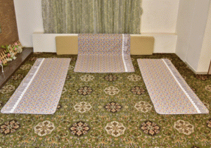 English Grey Floral design Sujni/Sofa Cover - Image 11