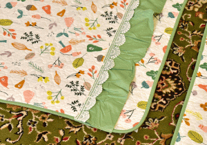 Classy Abstract design Green Sujni/Sofa cover - Image 3