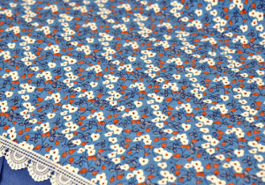 Classy Blue Floral design Sujni/Sofa cover - Image 4