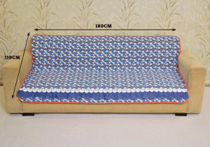 Classy Blue Floral design Sujni/Sofa cover - Image 5